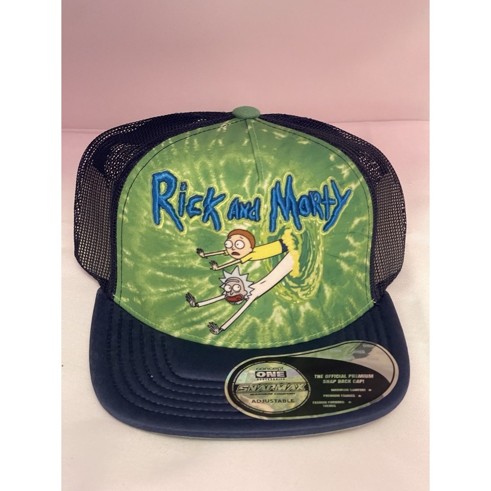 Rick & Morty‎ Snap Back Hat Ball Cap Adult New